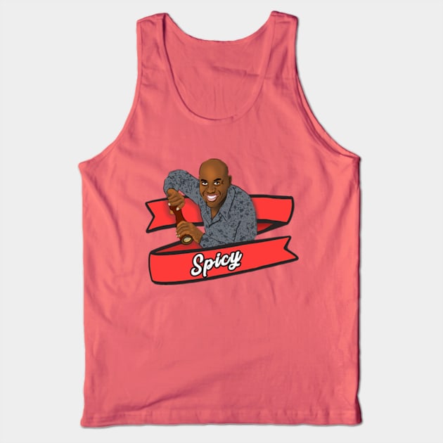 Extremely Spicy Ainsley Harriott Meme Tank Top by Barnyardy